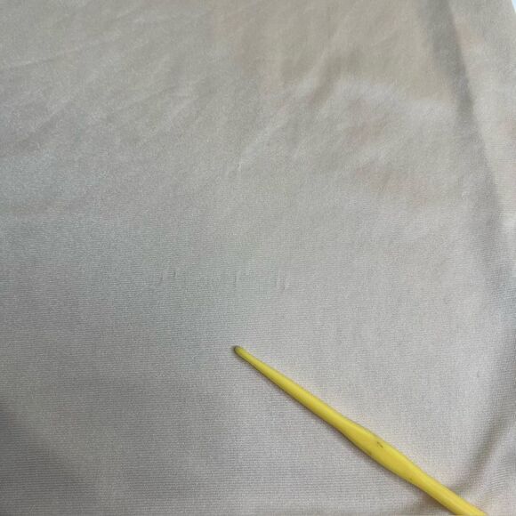 Vintage Shadowline 70s Lace Full Slip Beige Cream Back Slit Adj Strap Women 36 T - Picture 8 of 13